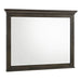 Hawthorne 46" Wide Landscape Mirror with Beveled Mirror Glass, Brushed Charcoal