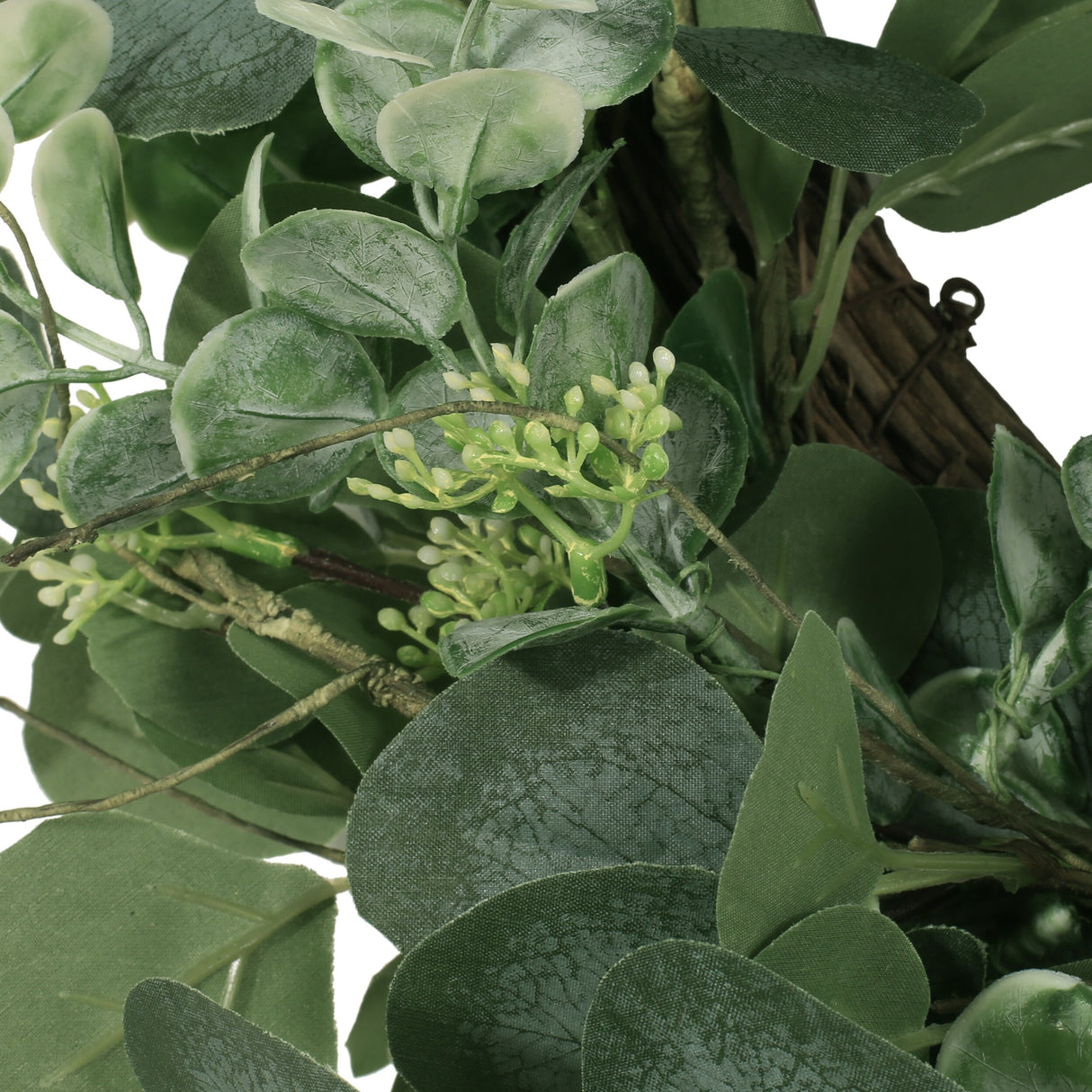 Hazlett 22" Floral Eucalyptus Artificial Wreath by Christopher Knight Home