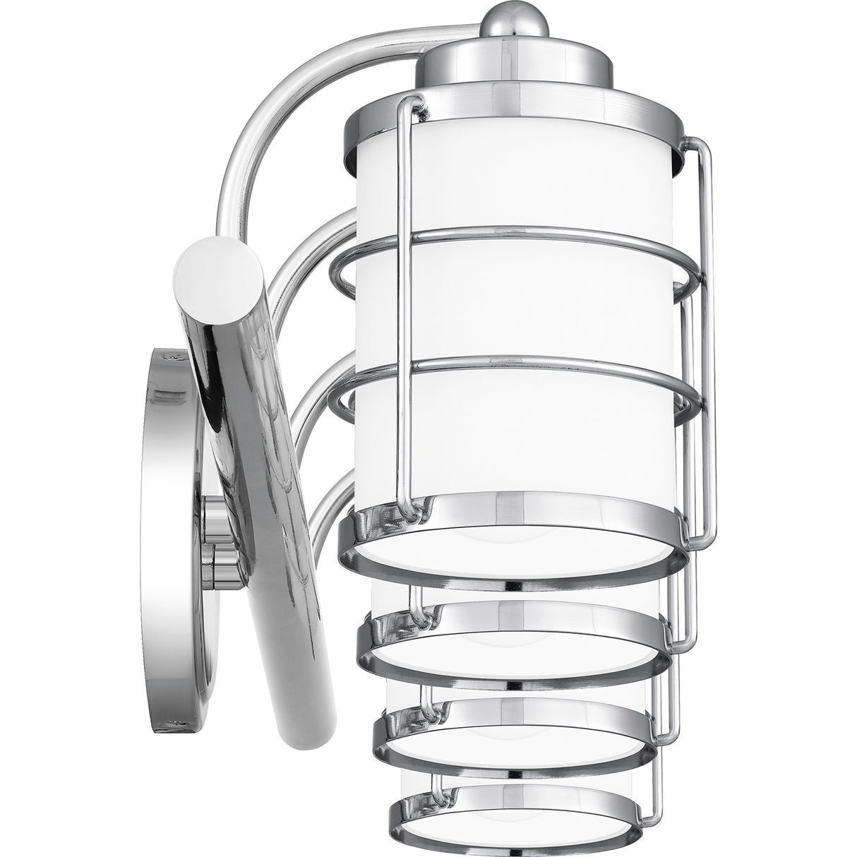 Hazlett 4-Light Polished Chrome Vanity Light