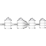 Hazlett 4-Light Polished Chrome Vanity Light