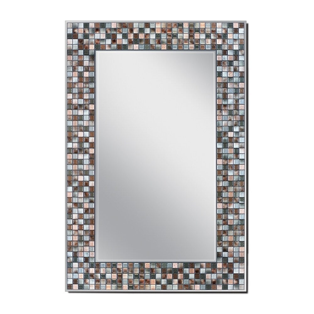 Head West Earthtone Copper/Bronze Wall Mirror - 23.5 x 35.5