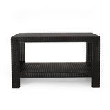 Heald Wicker Outdoor Coffee Table by Christopher Knight Home