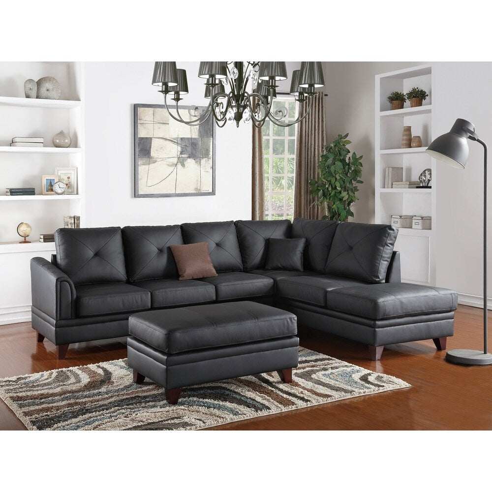 Heartland Sectional Sofa Set With Ottoman