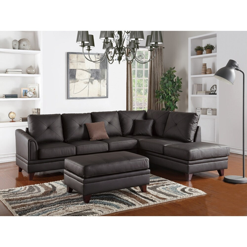 Heartland Sectional Sofa Set With Ottoman