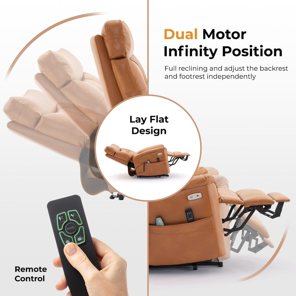 Heating, Massage Power Lift Recliner Chair, Medium