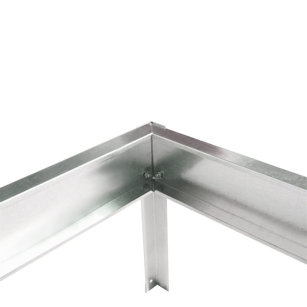 Heavy Duty Aluminum Outdoor Polycarbonate Greenhouse with Rain Gutter