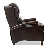Hekkin Genuine Leather Power Recliner with Adjustable Headrest and USB Port Ultra-Comfy Living Room Seating
