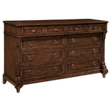 Hekman Furniture Charleston Place Charming, Cottage, Vintage Style, Distressed Wood Bedroom Eight Drawer Dresser