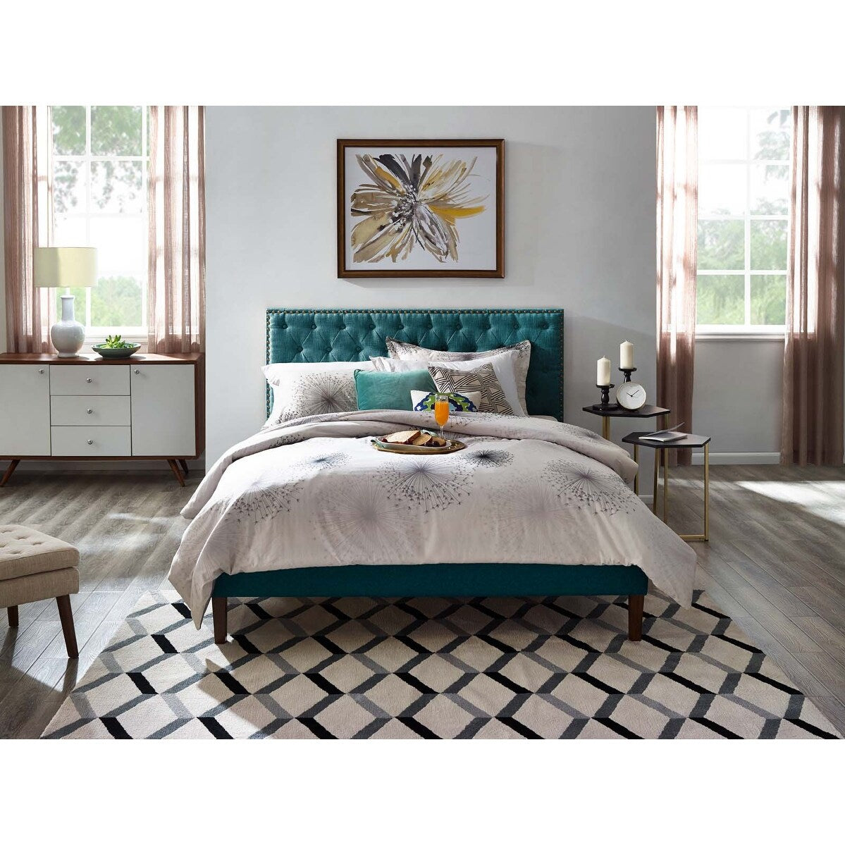 Copper Grove Avdiivka Twin Tufted Linen Headboard