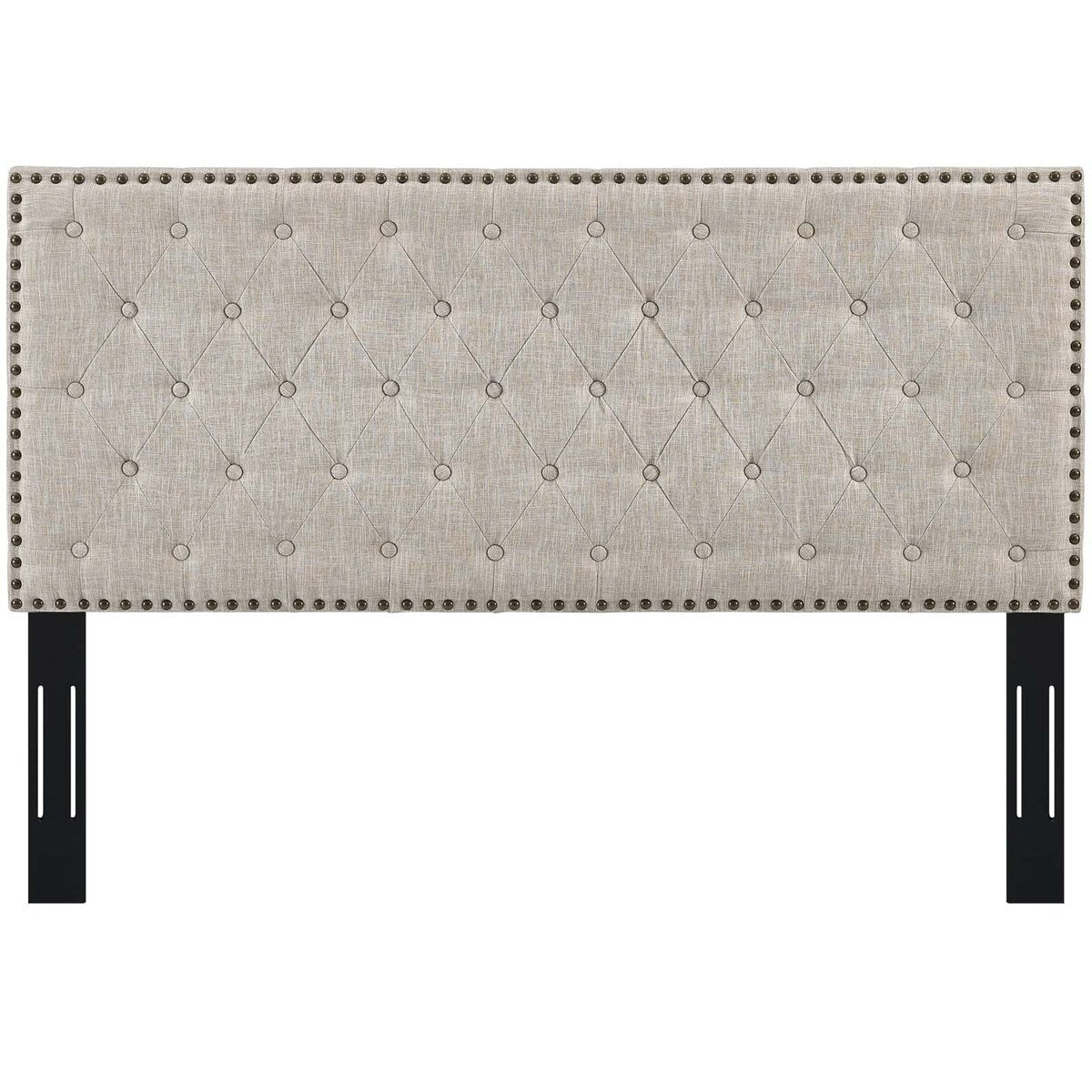 Copper Grove Avdiivka Twin Tufted Linen Headboard