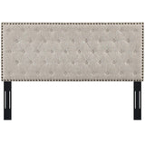 Copper Grove Avdiivka Twin Tufted Linen Headboard