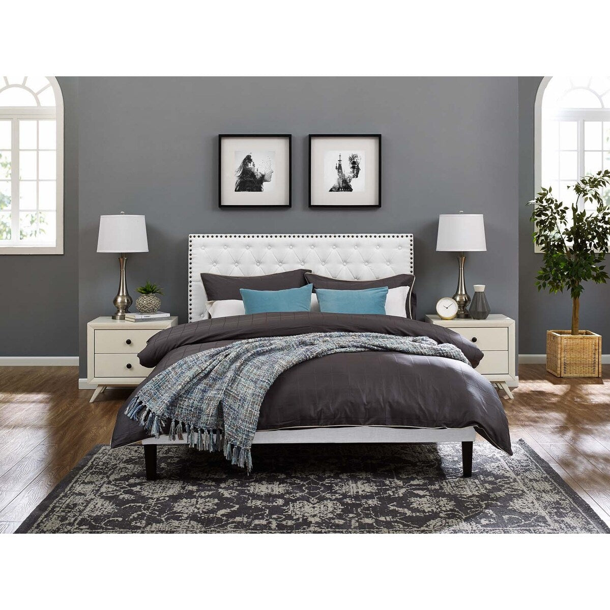 Copper Grove Avdiivka Twin Tufted Linen Headboard