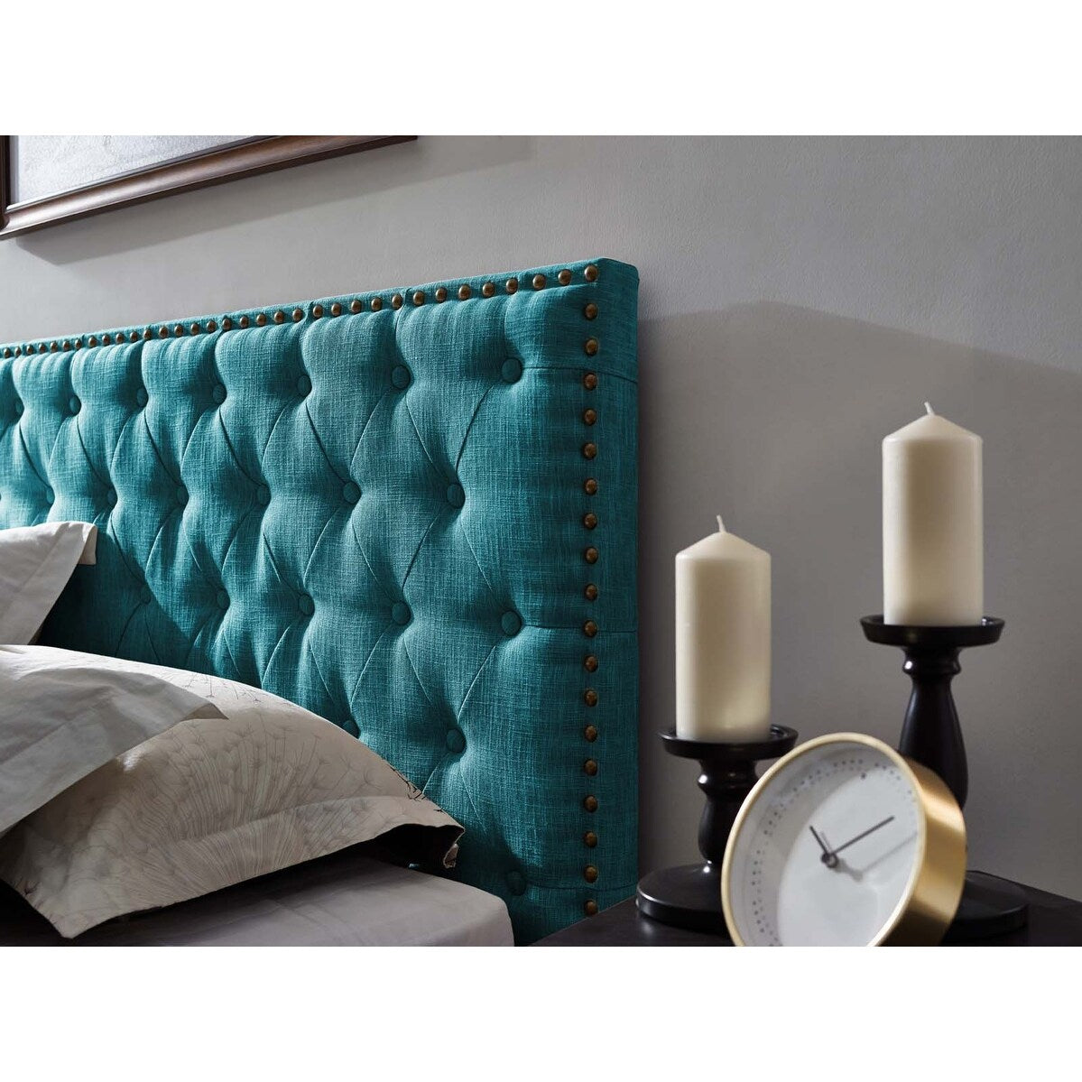 Copper Grove Avdiivka Twin Tufted Linen Headboard
