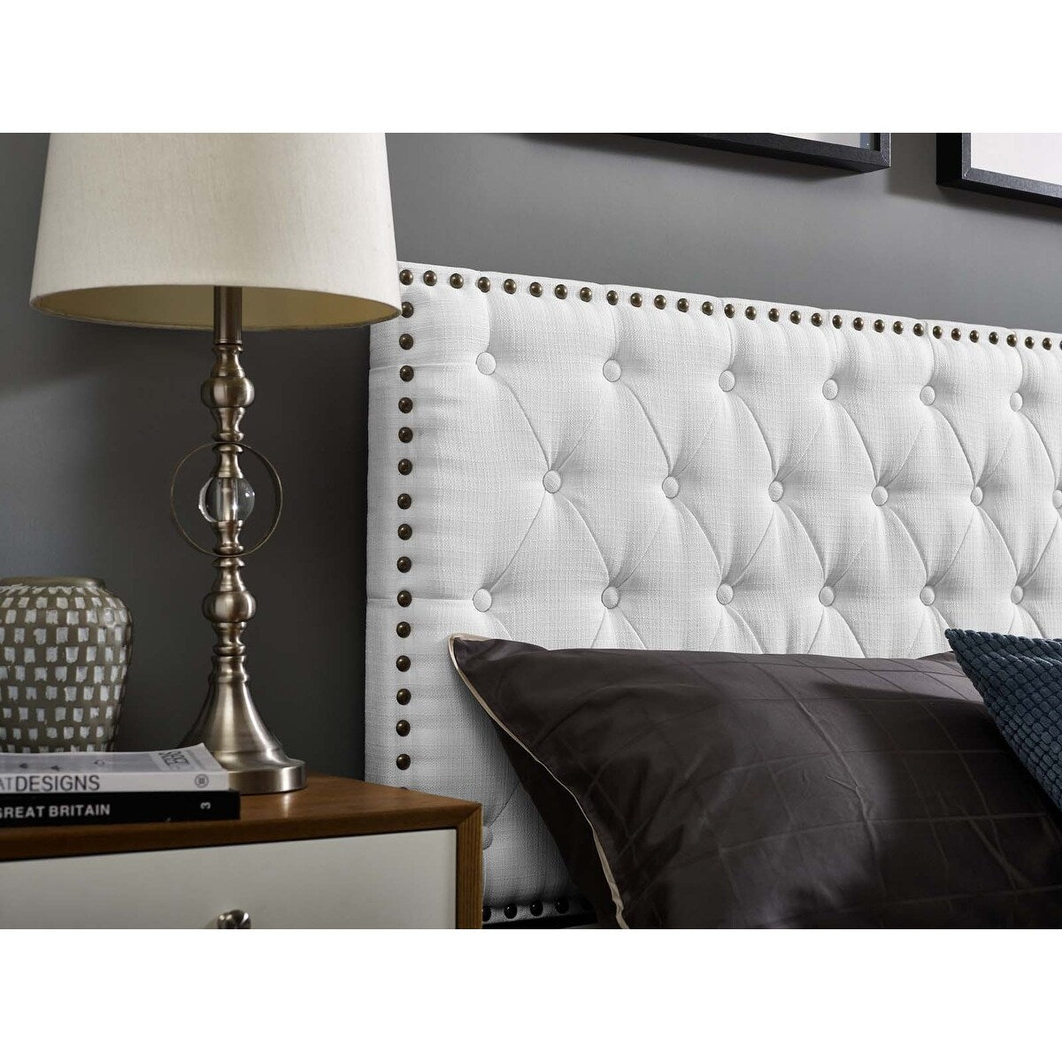 Copper Grove Avdiivka Twin Tufted Linen Headboard
