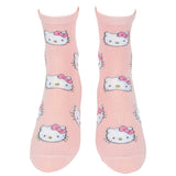 Hello Kitty Face Print Womens Crew Socks 2Pack