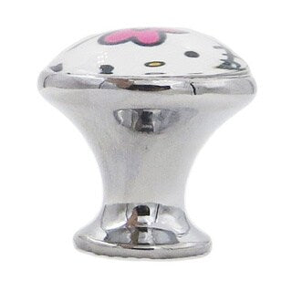 Hello Kitty Glass Drawer/ Door/ Cabinet Pull Knob (Pack of 6)
