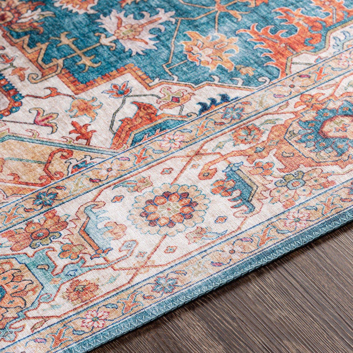 Artistic Weavers Henar Traditional Medallion Printed Area Rug