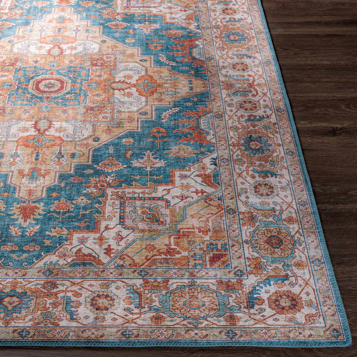 Artistic Weavers Henar Traditional Medallion Printed Area Rug