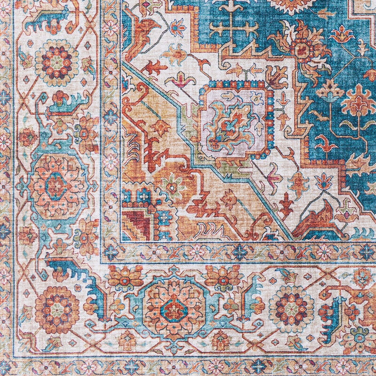 Artistic Weavers Henar Traditional Medallion Printed Area Rug
