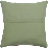Hendrick Grey/Purple Hand-Woven Kilim Throw Pillow -18"x18"