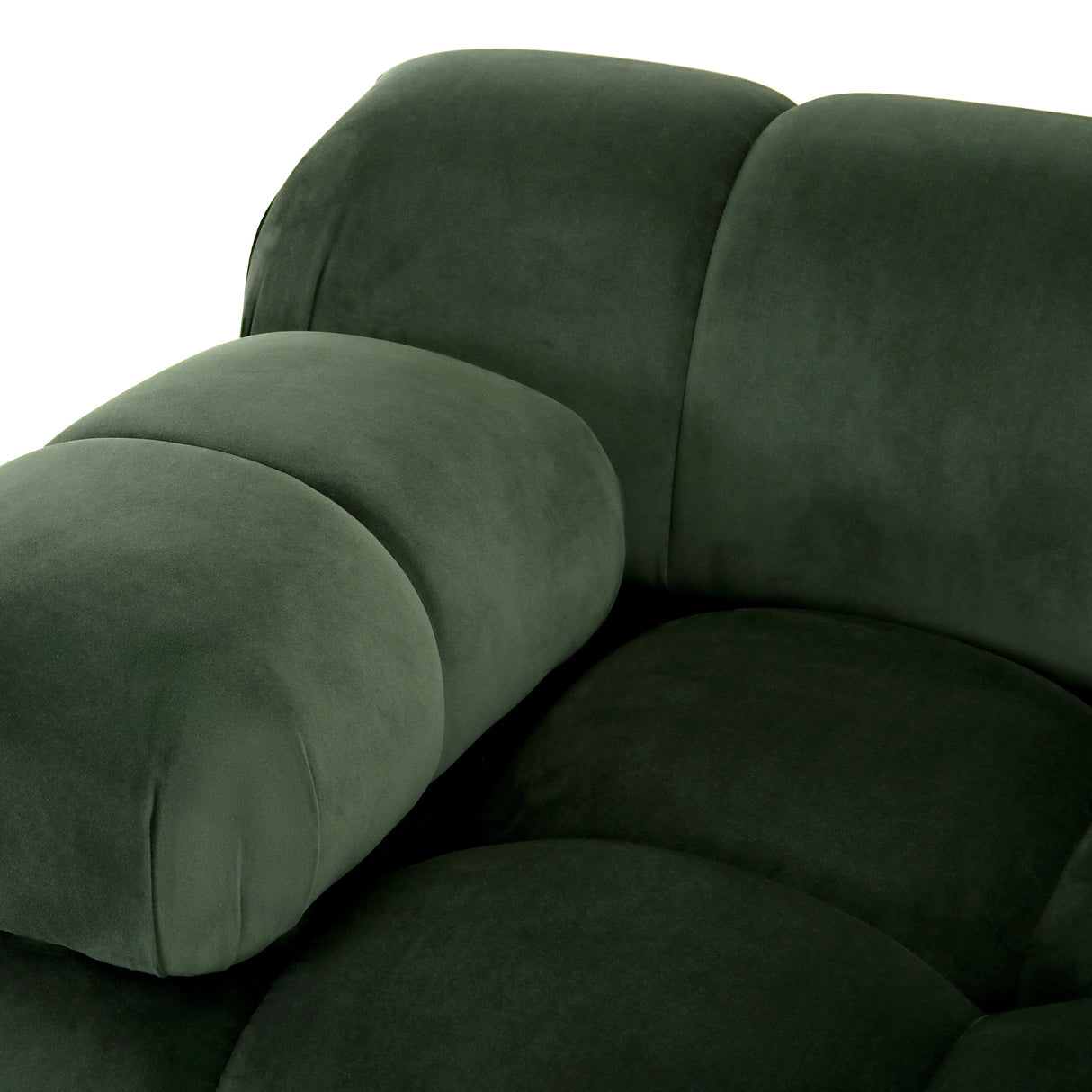 Hennepin Velvet 3 Seater Modular Tufted Sofa by Christopher Knight Home