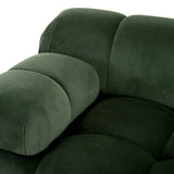 Hennepin Velvet 3 Seater Modular Tufted Sofa by Christopher Knight Home