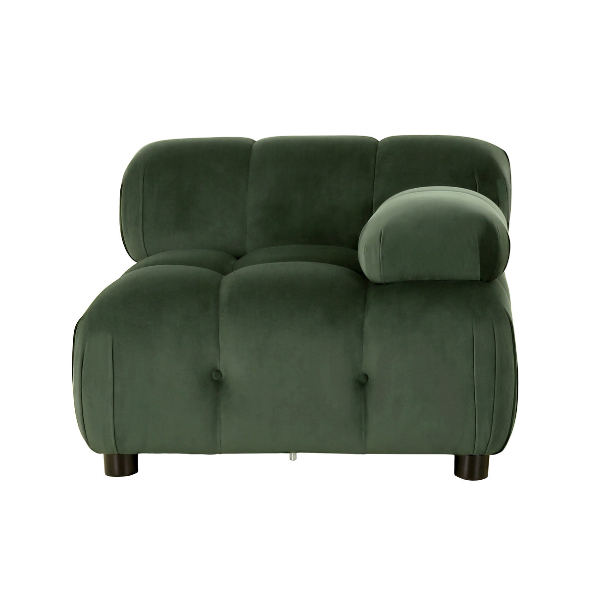 Hennepin Velvet 3 Seater Modular Tufted Sofa by Christopher Knight Home