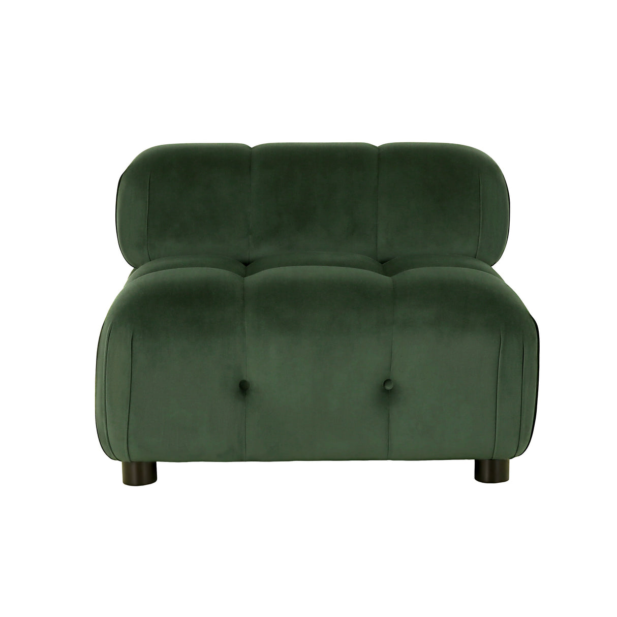 Hennepin Velvet 3 Seater Modular Tufted Sofa by Christopher Knight Home