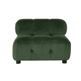 Hennepin Velvet 3 Seater Modular Tufted Sofa by Christopher Knight Home