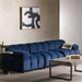Hennepin Velvet 3 Seater Modular Tufted Sofa by Christopher Knight Home