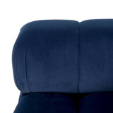Hennepin Velvet 3 Seater Modular Tufted Sofa by Christopher Knight Home
