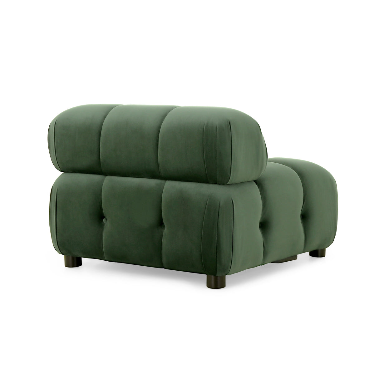 Hennepin Velvet 3 Seater Modular Tufted Sofa by Christopher Knight Home