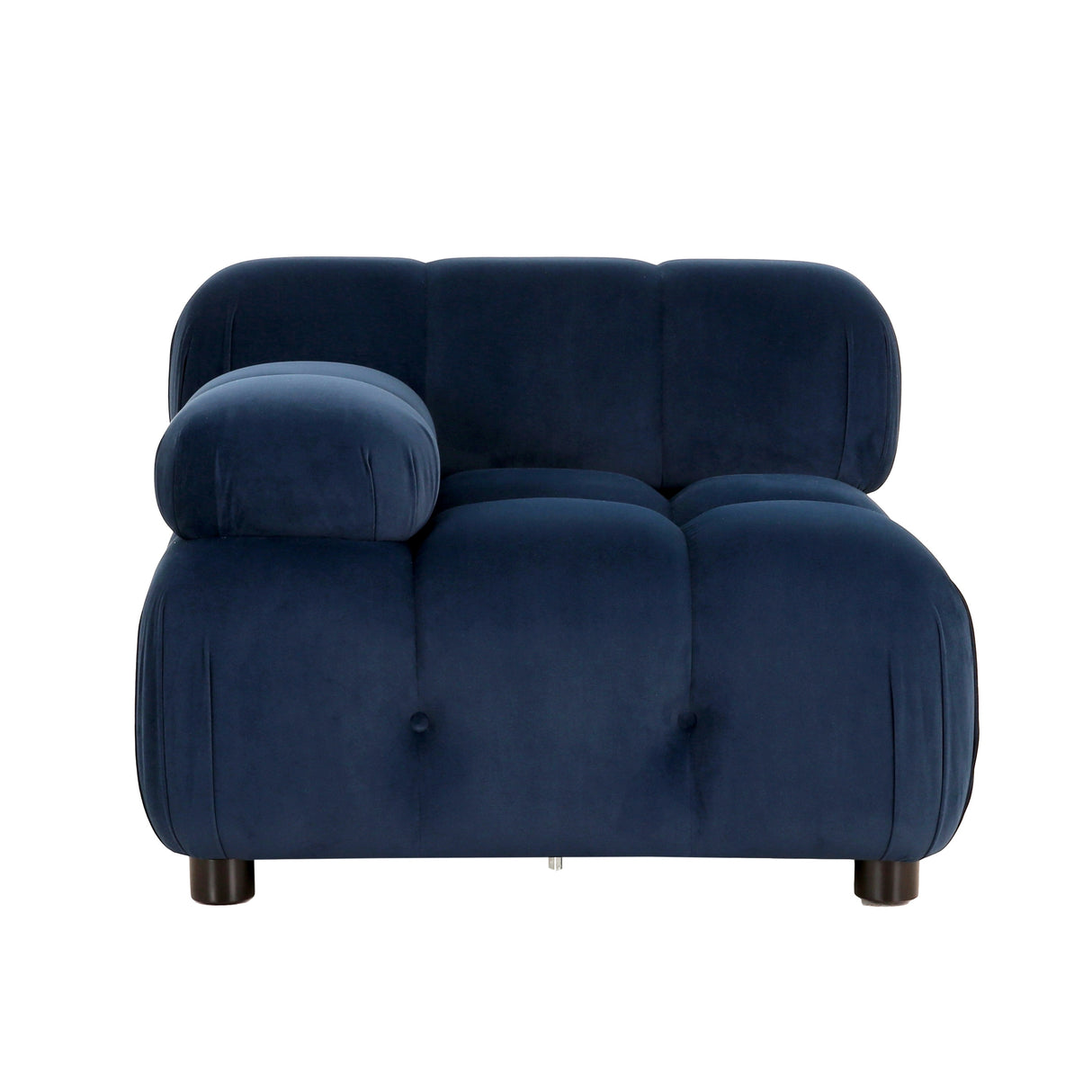 Hennepin Velvet 3 Seater Modular Tufted Sofa by Christopher Knight Home