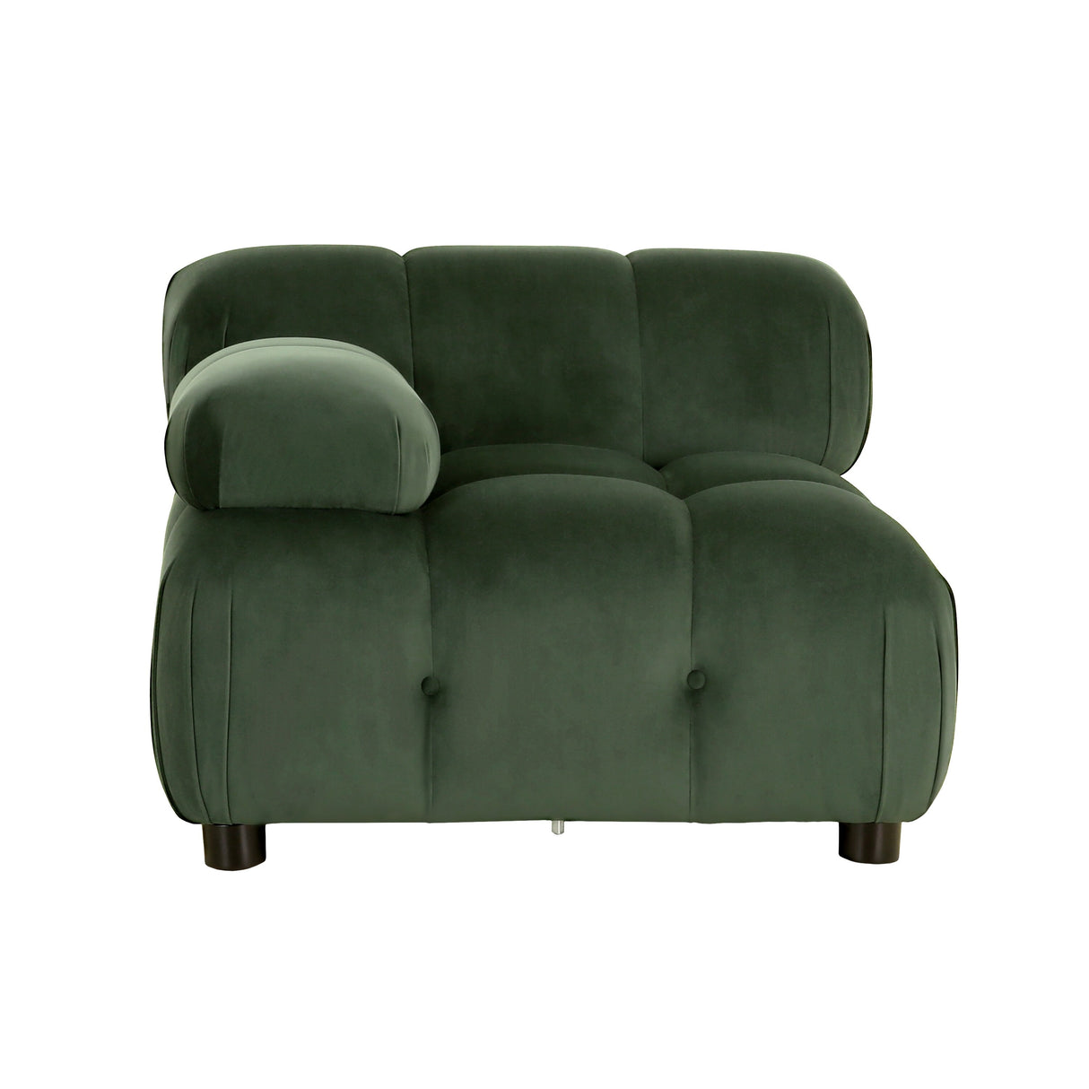 Hennepin Velvet 3 Seater Modular Tufted Sofa by Christopher Knight Home