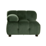 Hennepin Velvet 3 Seater Modular Tufted Sofa by Christopher Knight Home