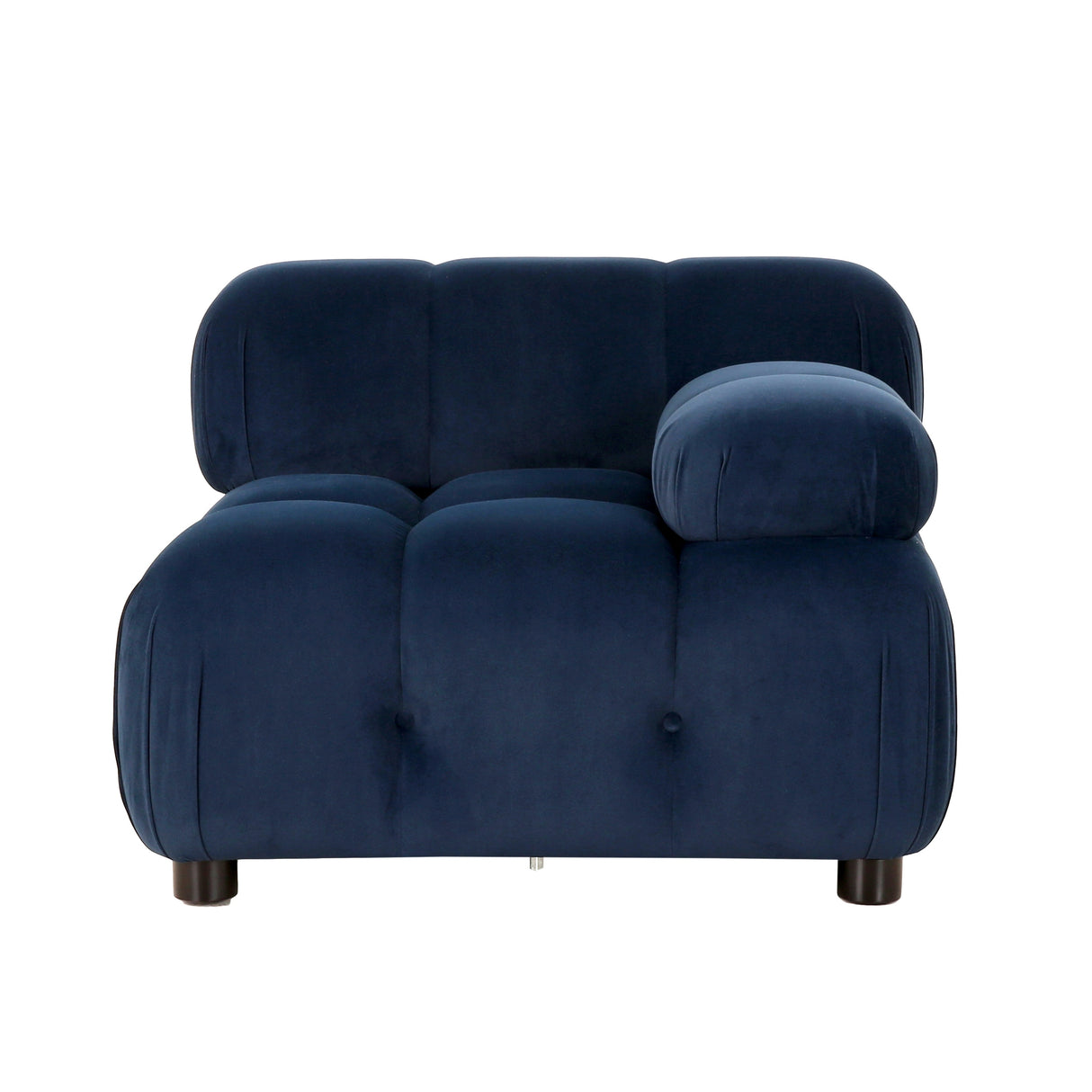 Hennepin Velvet 3 Seater Modular Tufted Sofa by Christopher Knight Home