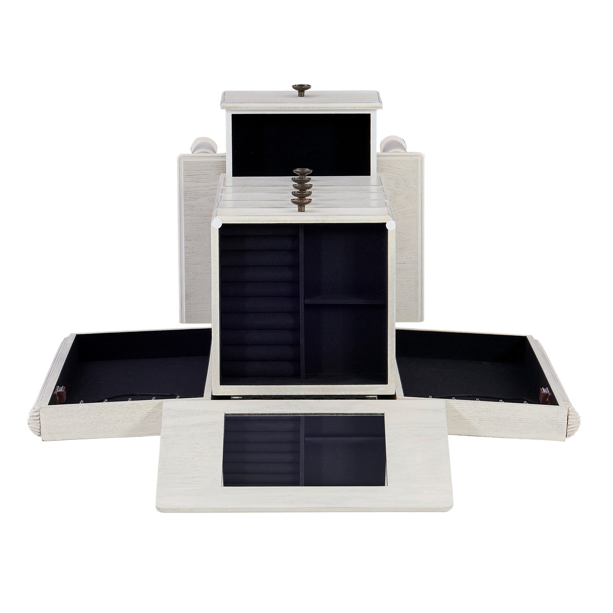 Henning Creamy White Jewelry Armoire