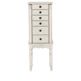 Henning Creamy White Jewelry Armoire