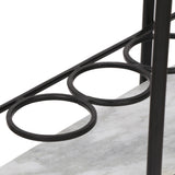 Henri Modern Glam 3 Tier Bar Cart with Marble Shelving by Christopher Knight Home - 23.25" L x 12.00" W x 35.00" H