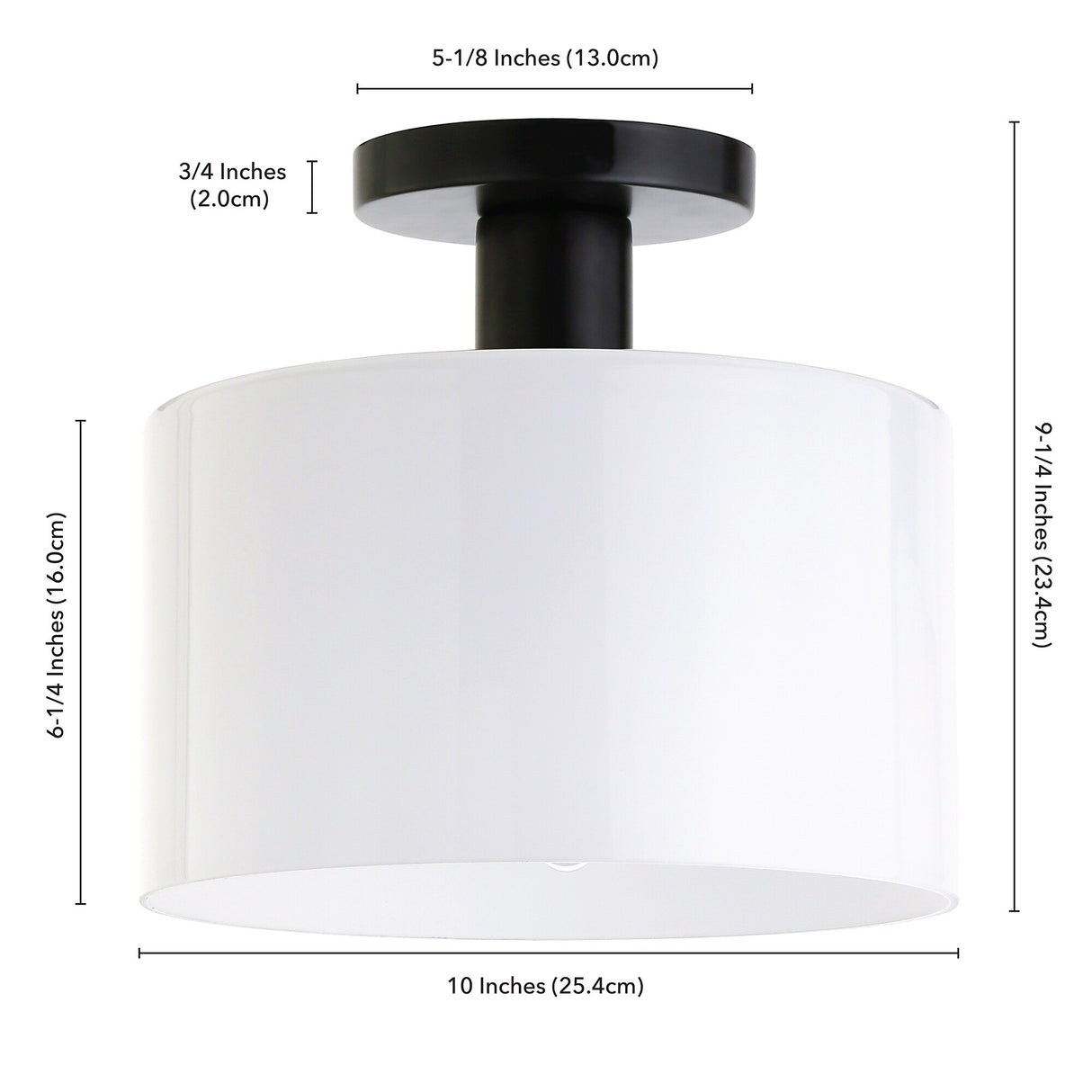Henri Semi Flush Mount Ceiling Light