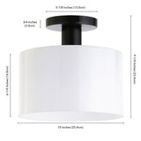 Henri Semi Flush Mount Ceiling Light