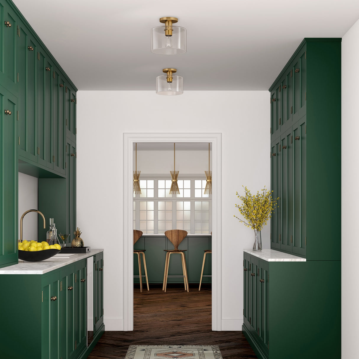 Henri Semi Flush Mount Ceiling Light