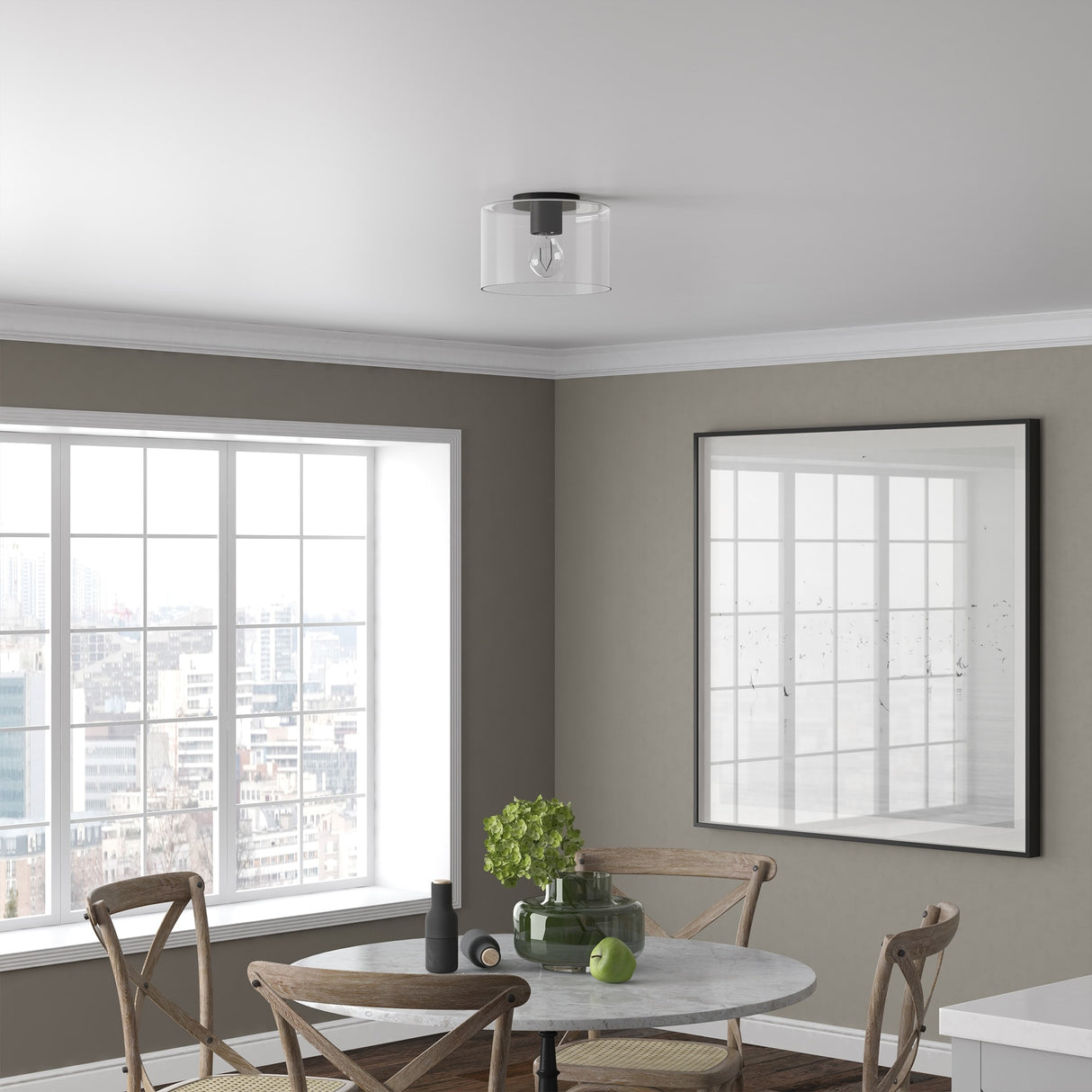 Henri Semi Flush Mount Ceiling Light