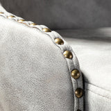 Hepburn Wingback Nailhead Trim Bar Stool Set of 2 by HULALA HOME