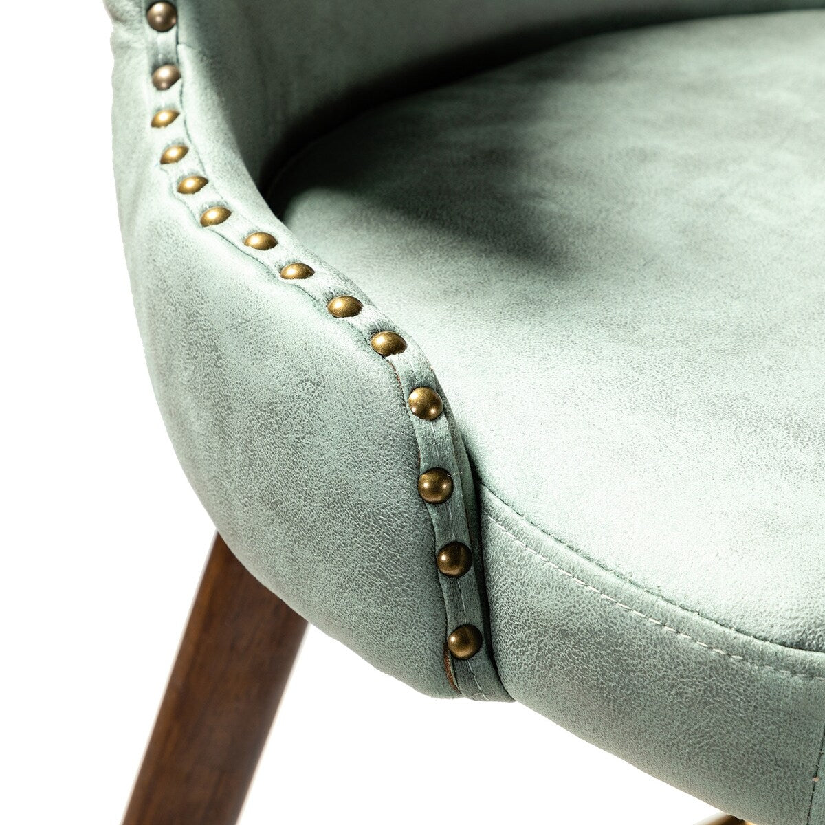 Hepburn Wingback Nailhead Trim Bar Stool Set of 2 by HULALA HOME