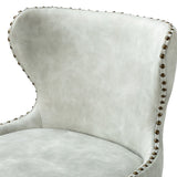 Hepburn Wingback Nailhead Trim Bar Stool Set of 2 by HULALA HOME