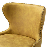 Hepburn Wingback Nailhead Trim Bar Stool Set of 2 by HULALA HOME