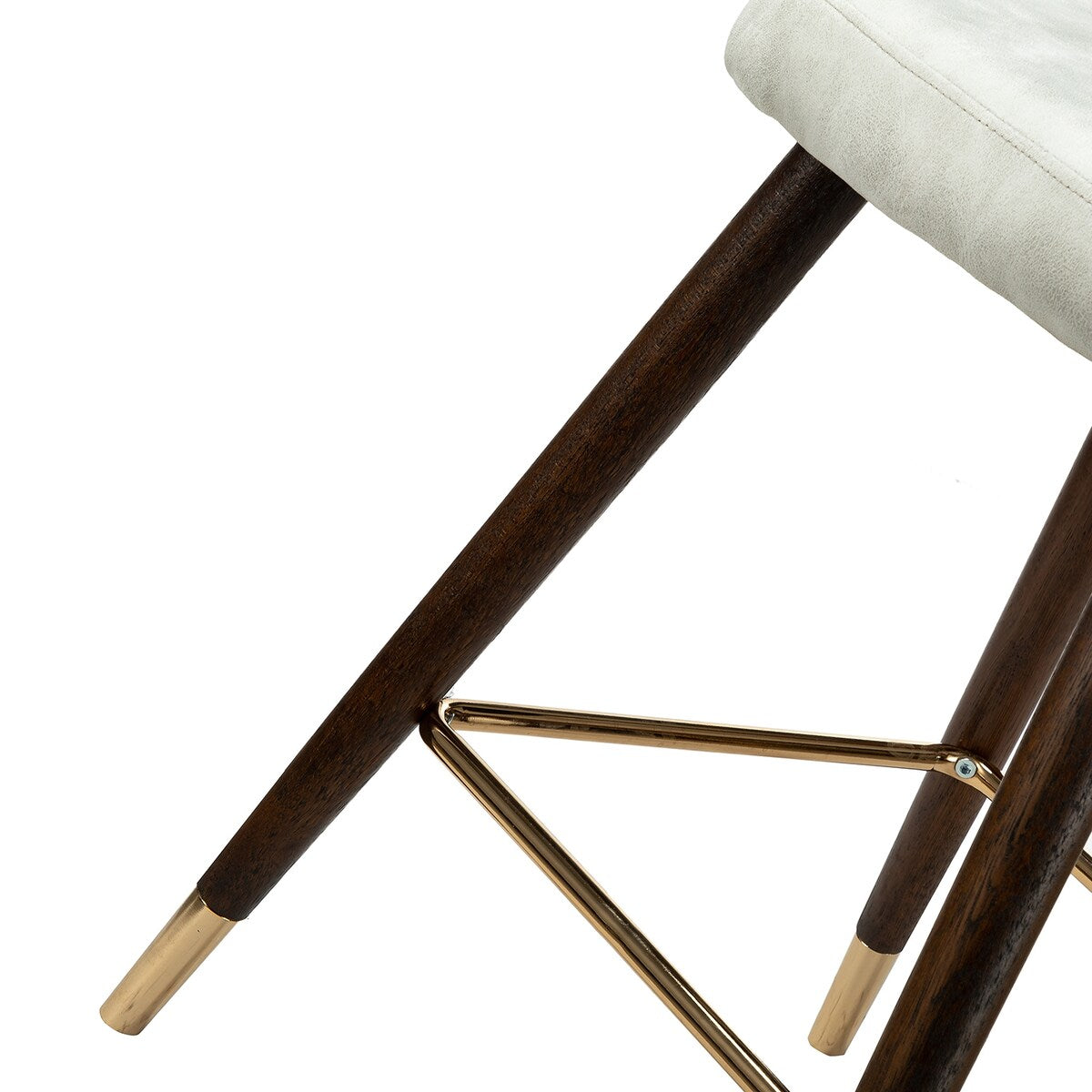 Hepburn Wingback Nailhead Trim Bar Stool Set of 2 by HULALA HOME