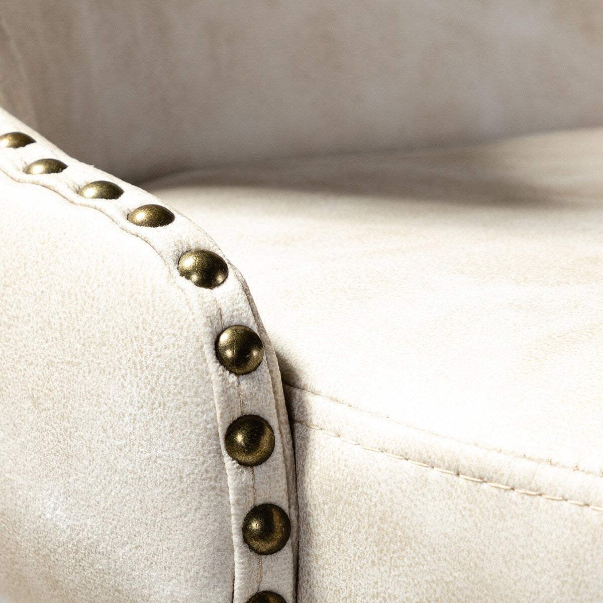 Hepburn Wingback Nailhead Trim Bar Stool Set of 2 by HULALA HOME