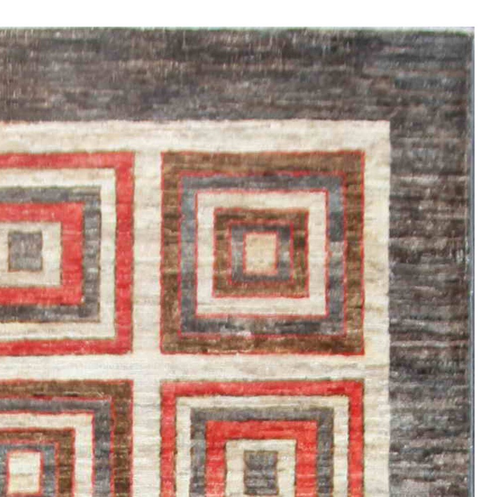 Handmade One-of-a-Kind Vegetable Dye Gabbeh Wool Runner (Afghanistan) - 2'8 x 7'7